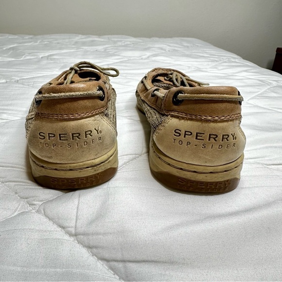 Sperry Top-Sider Womens Leather Textile Boat Shoes Loafers Sz US 6 M - Picture 4 of 8